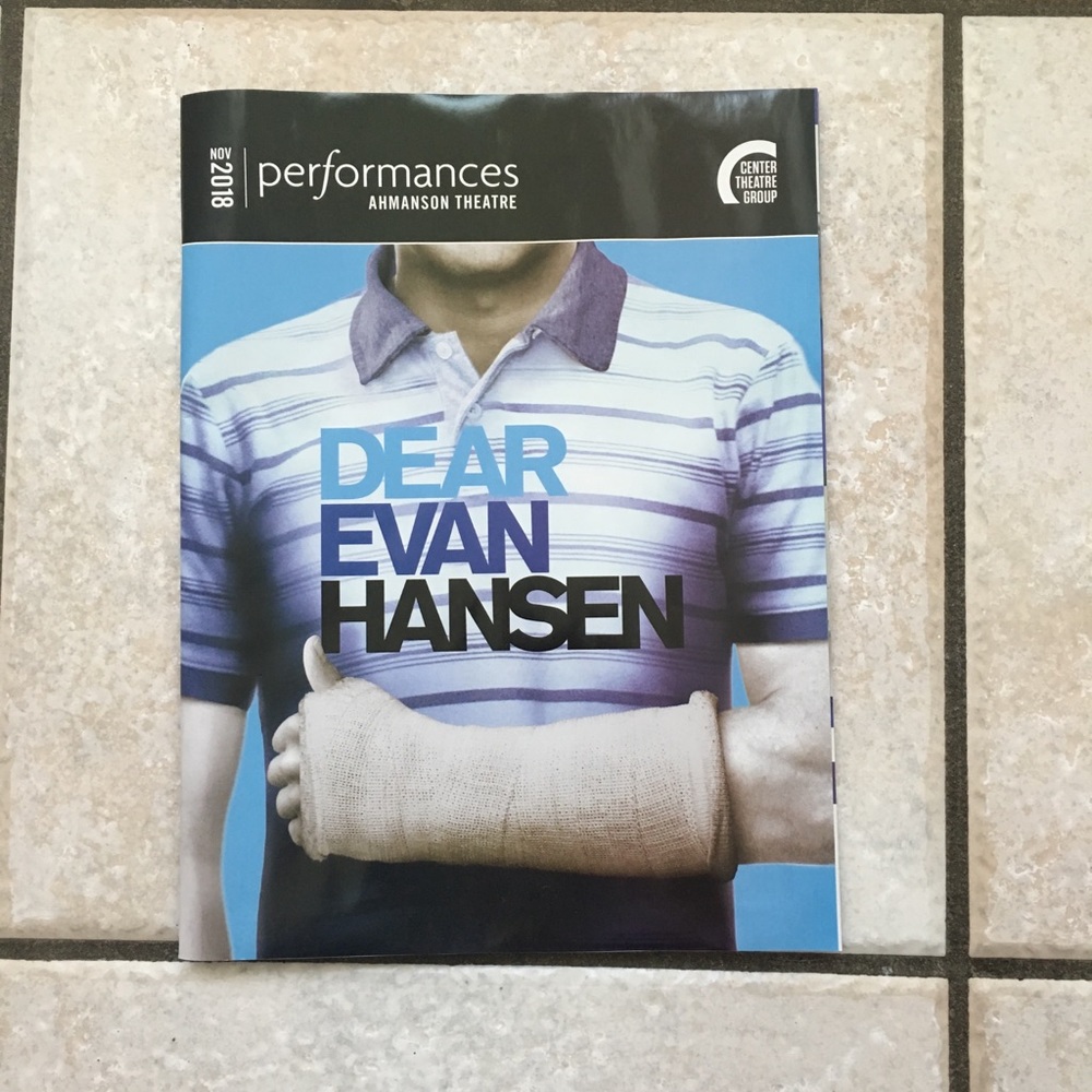 Dear Evan Hansen Playbill